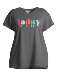 Thumbnail for Today Is The Day Oversize Short Sleeve T-Shirt