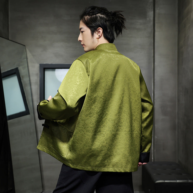 Quality Jacquard Spring Chinese Style Wedding Tang Suit Hanfu - view 4