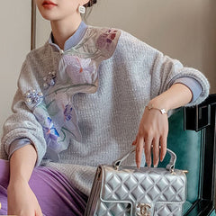 Tang Suit Chinese Style Improved Hanfu Autumn And Winter Sweater Cheongsam | Urban Wear Outsiders