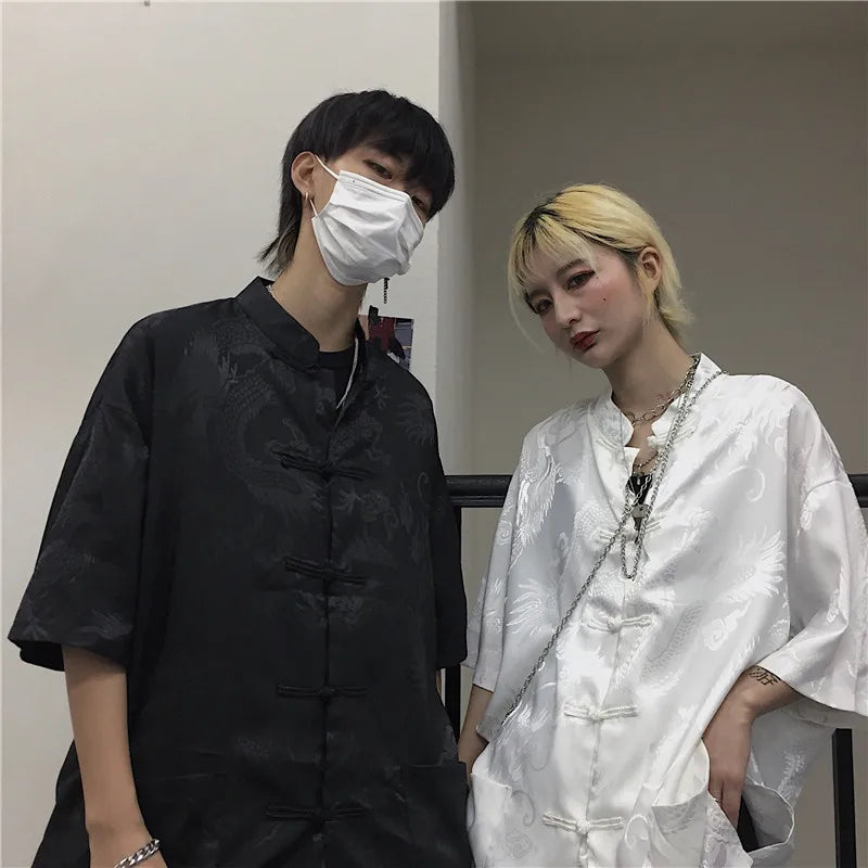 Chinese Style Shirt Tunic Suit Modern Hanfu Traditional Oriental - view 5