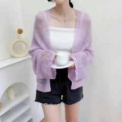 Knitted Loose Open Stitch Cardigan