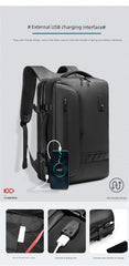 Airback Expanded External USB Vacuum Compression Backpack