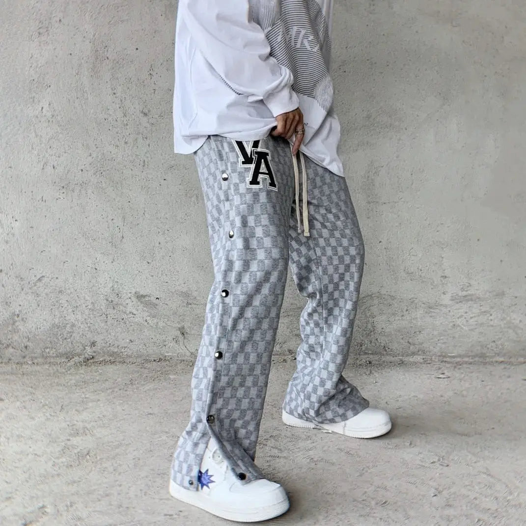 VA Button Side Joggers Pants