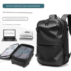 Shoulder Strap Code Lock Compression Backpack