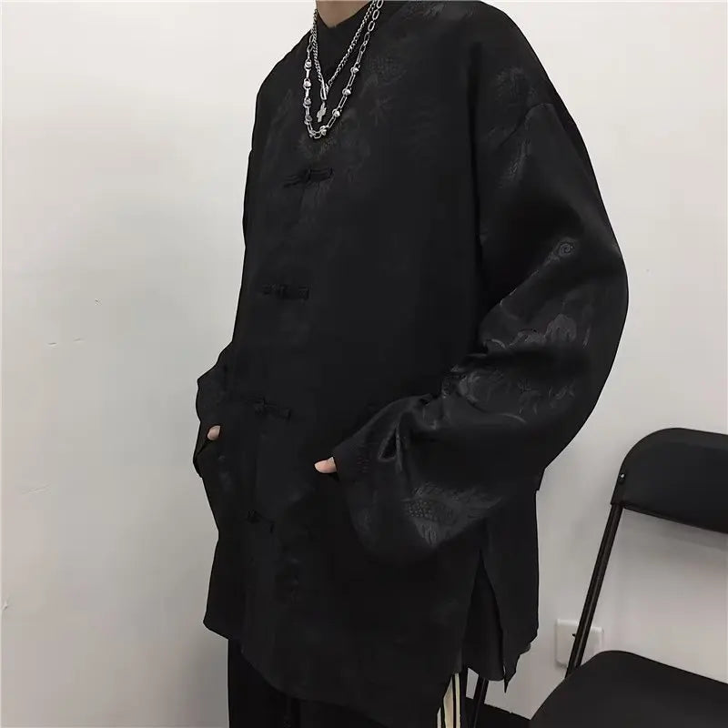 Chinese Style Shirt Tunic Suit Modern Hanfu Traditional Oriental - view 8