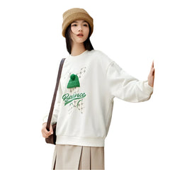 Round Neck Balance Rabbit Loose Sweatshirt