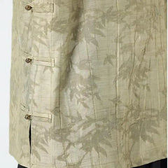 Chinese Style Tang Suit Shirt Linen Half Sleeve Traditional Kung Hanfu - view 6