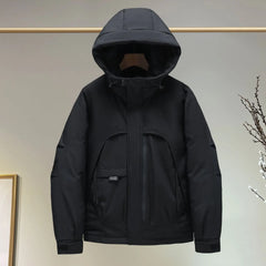 Oversized Hooded Windbreaker Jacket