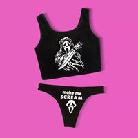 Thumbnail for Skull Print Two-Piece Swimsuit