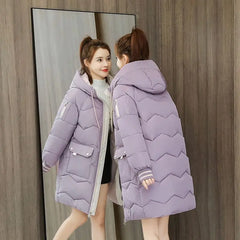 Cozy Hooded Long Parka for Autumn/Winter