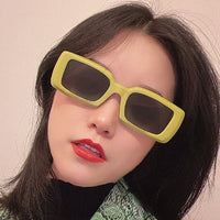 Thumbnail for Rectangle Shades Vintage Retro Sunglasses