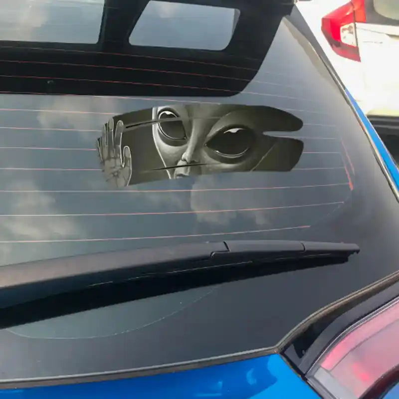 3D Alien Cracked Self Adhesive Vinyl Car Sticker