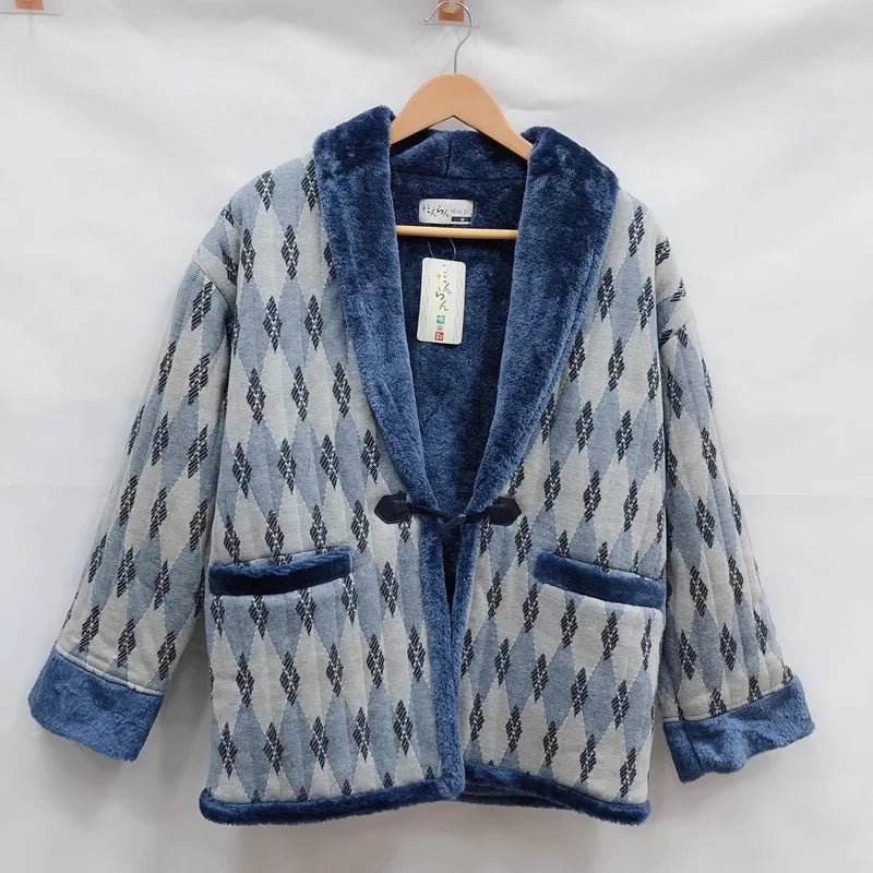 Harajuku Japandi Kimono Haori Noragi Linen Cotton Kimono Jacket (Shirt) | Urban Wear Outsiders