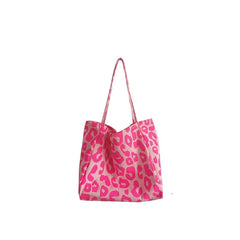 Tote Leopard Shoulder Shopping Bag