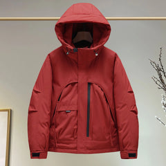 Oversized Hooded Windbreaker Jacket