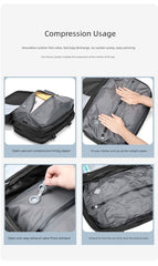 Airback Expanded External USB Vacuum Compression Backpack