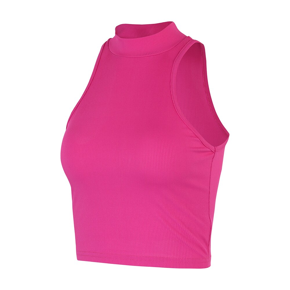 Y2k Solid Color Knitted Tank Tops - Top