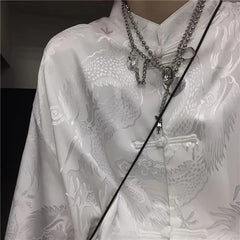 Chinese Style Shirt Tunic Suit Modern Hanfu Traditional Oriental - view 3