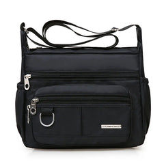 Zipper Waterproof Messenger Crossbody Shoulder Bag