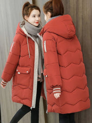 Cozy Hooded Long Parka for Autumn/Winter
