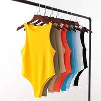 Thumbnail for Solid Color O-Neck BodySuit - Bodysuit