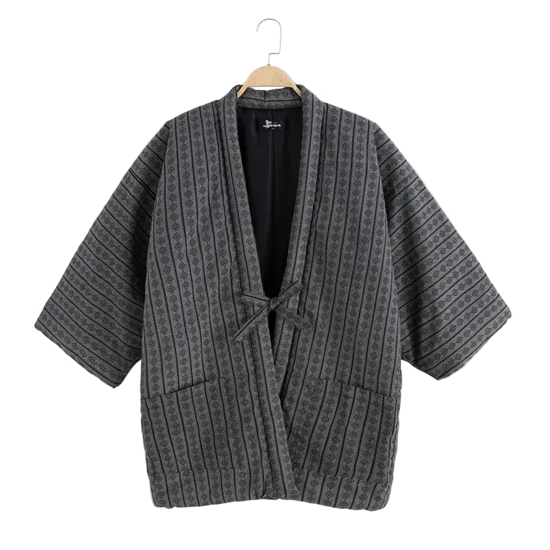 Harajuku Japandi Kimono Haori Noragi Linen Cotton Kimono Jacket | Urban Wear Outsiders