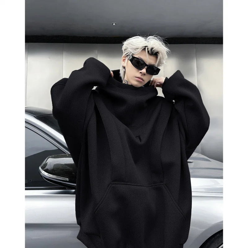 Zen Minimalist Cotton Shirt - Back View | Urban Wear Outsiders