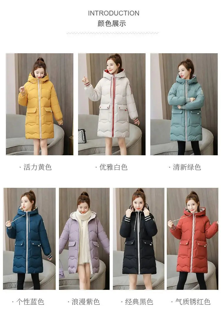 Cozy Hooded Long Parka for Autumn/Winter