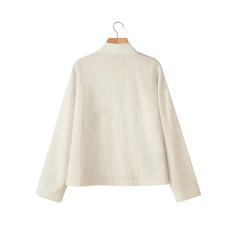 Harajuku Japandi Kimono Haori Noragi Linen Cotton Kimono Jacket (Shirt) V23 - Texture | Urban Wear Outsiders