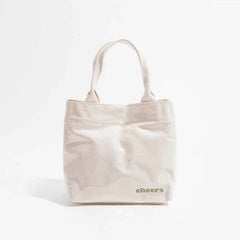 Cheers Waterproof Double Strap Square Bag - Beige - Handbag