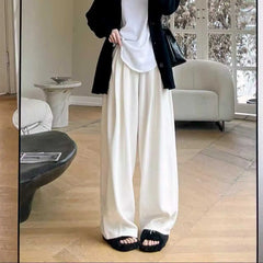 Harajuku Japandi Wide Leg Linen Cotton Trousers (Pants) V42 | Urban Wear Outsiders