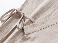 Chinese Traditional Clothes Cotton Linen Tank Tops Sleeveless Kimono Hanfu - view 6