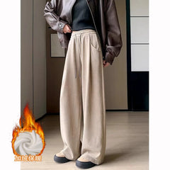 Harajuku Japandi Wide Leg Linen Cotton Trousers (Pants) V42 | Urban Wear Outsiders