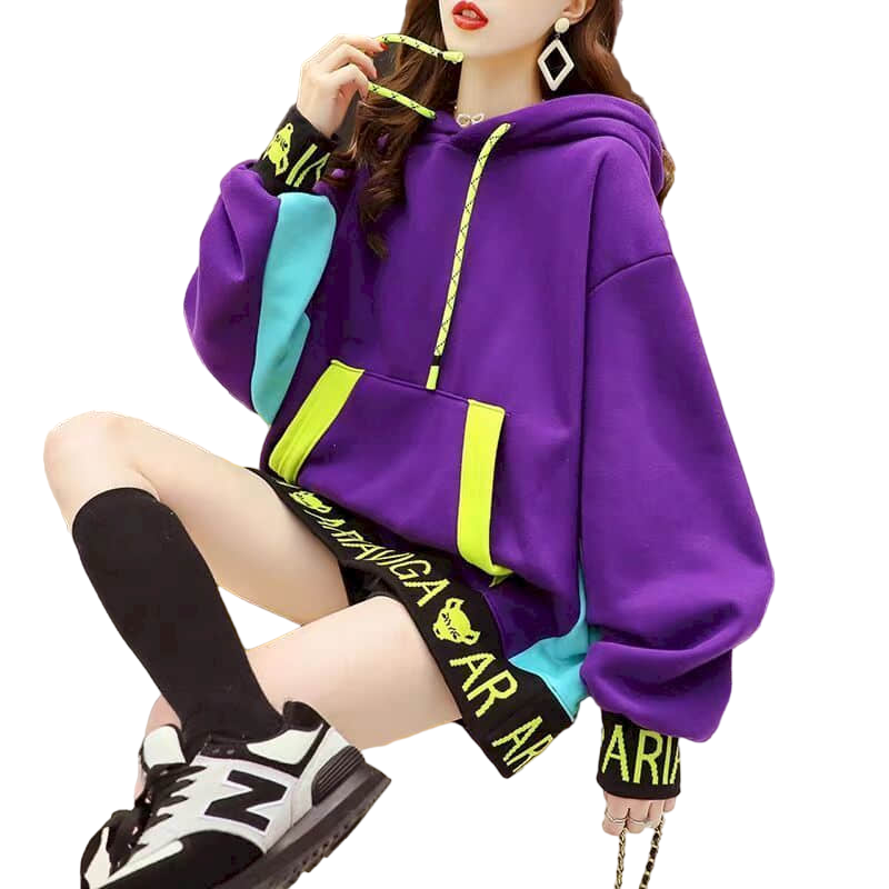 Ariaviga Oversized Hoodies - Purple / M - hoodie