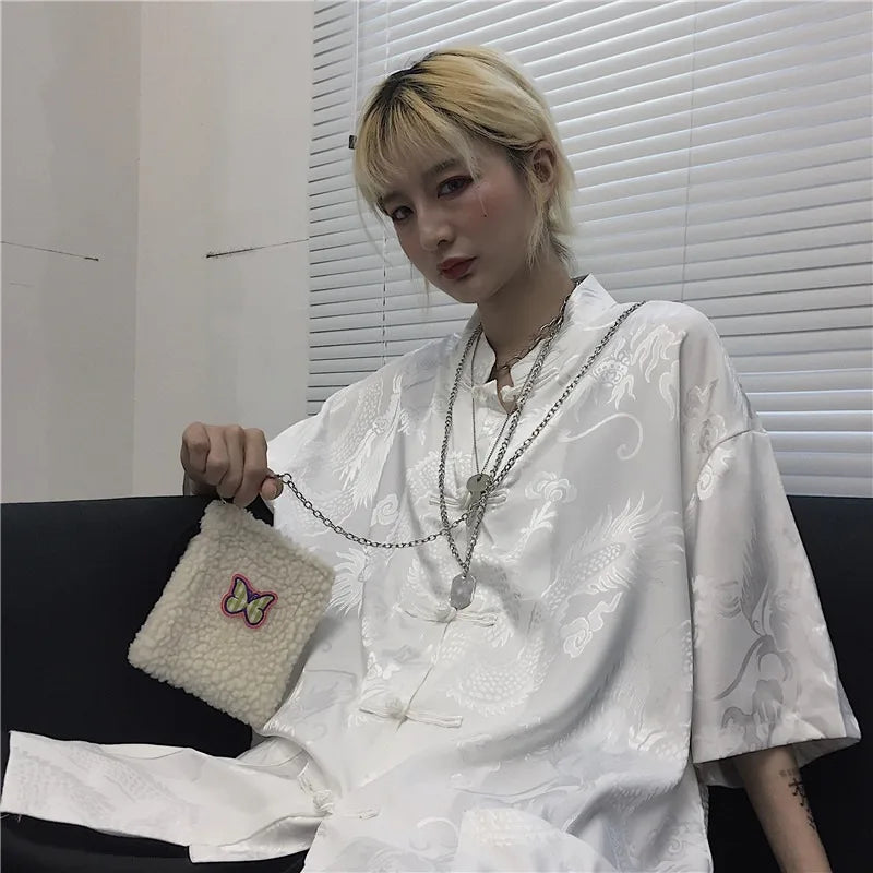 Chinese Style Shirt Tunic Suit Modern Hanfu Traditional Oriental - view 10
