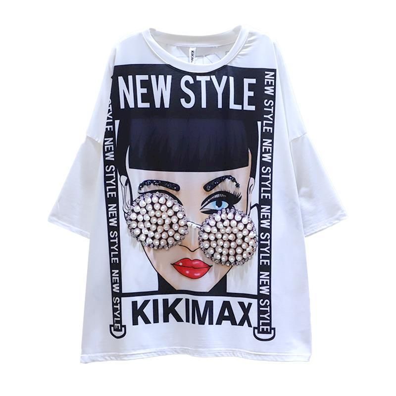 Kikimax Oversize T-Shirt - White / M