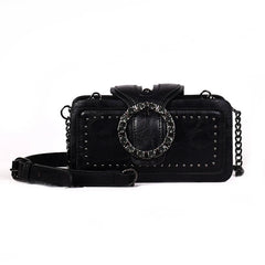 Satchel Buckle up Crossbody Shoulder Square Bag