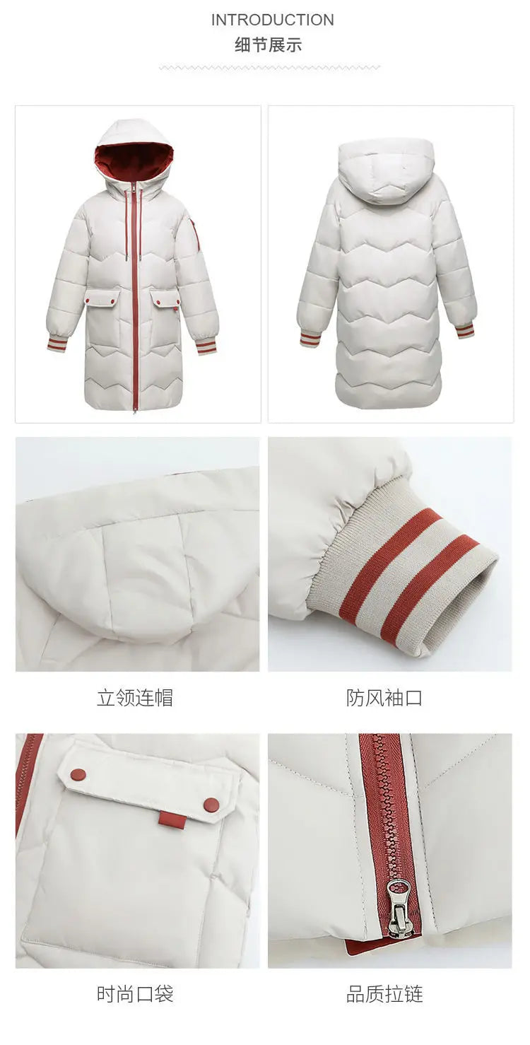 Cozy Hooded Long Parka for Autumn/Winter