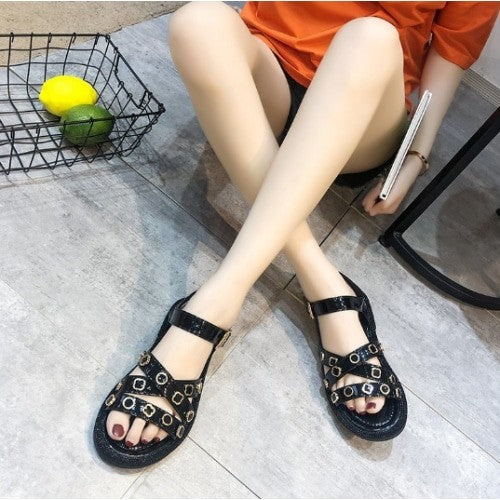 Style Casual Flat Roman Sandals - Shoes