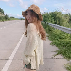 Knitted Loose Open Stitch Cardigan