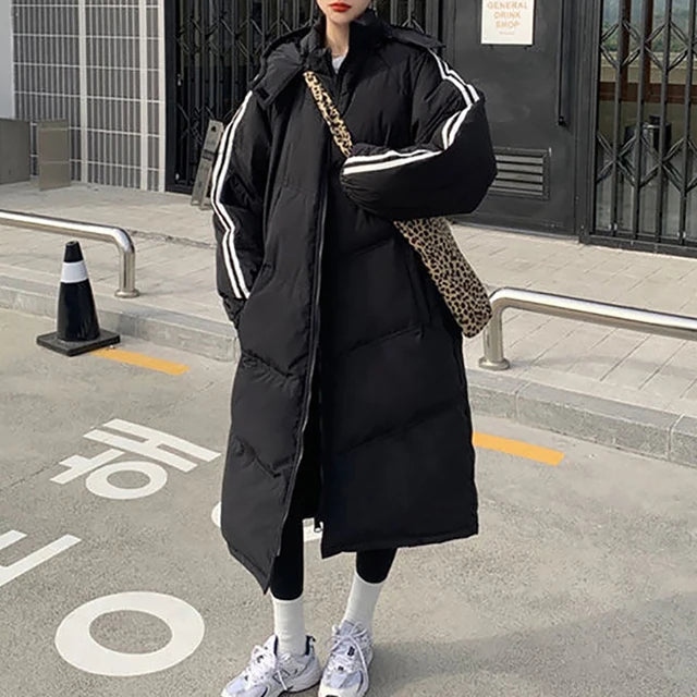 Cozy Hooded Long Parka for Autumn/Winter