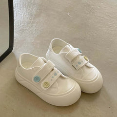 Chunky Platform Canvas Sneaker Cream Pink