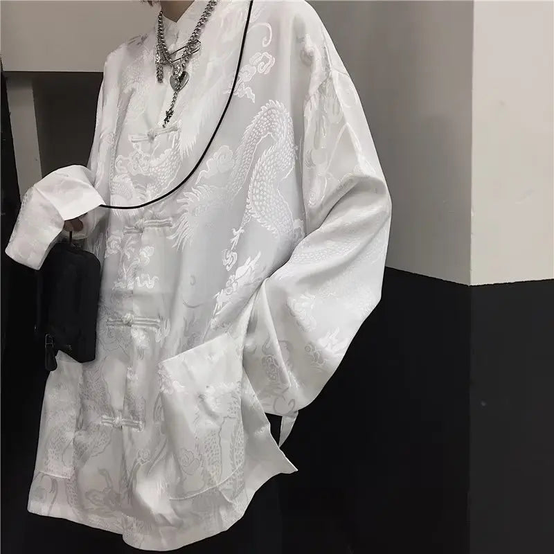 Chinese Style Shirt Tunic Suit Modern Hanfu Traditional Oriental - view 7