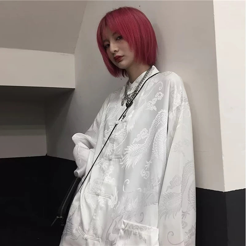 Chinese Style Shirt Tunic Suit Modern Hanfu Traditional Oriental | Urban Wear Outsiders