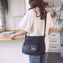 Zipper Waterproof Messenger Crossbody Shoulder Bag