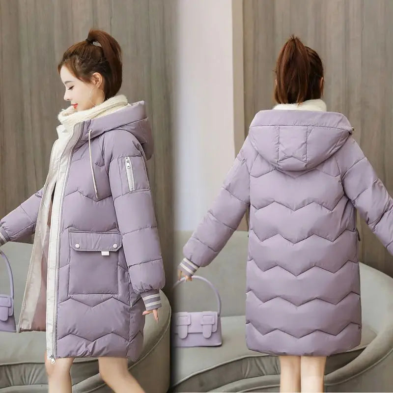 Cozy Hooded Long Parka for Autumn/Winter