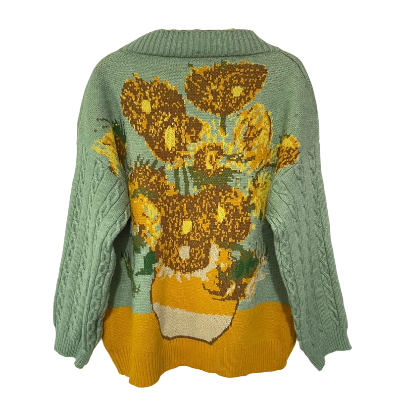 Sunflower Vintage Cardigan - Sweaters