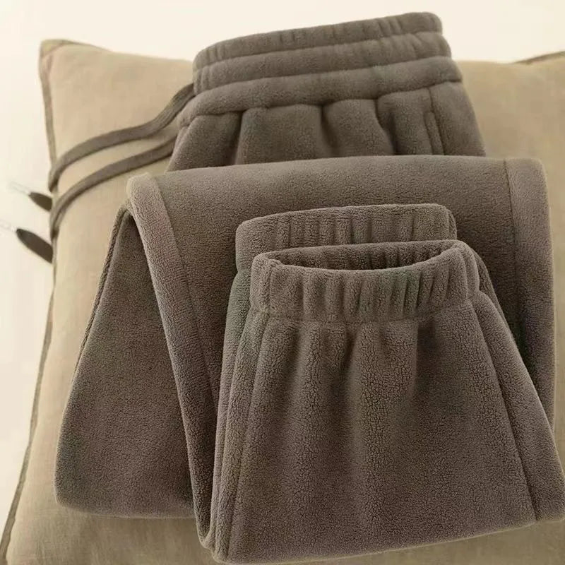 Zen Minimalist Elastic Waist Drawstring Cotton Fleece Pants - Detail | Urban Wear Outsiders