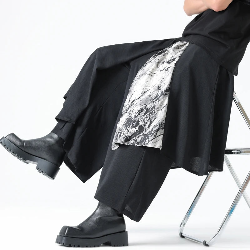 Harajuku Japandi Linen Cotton Pants - Back View | Urban Wear Outsiders