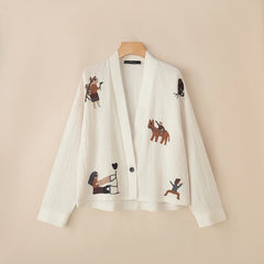 Harajuku Japandi Kimono Haori Noragi Linen Cotton Kimono Jacket (Shirt) V23 | Urban Wear Outsiders